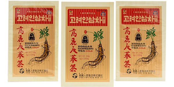 Hộp gỗ 100 gói trà hồng sâm Okinsam Hàn Quốc tại Thế Giới Hồng Sâm