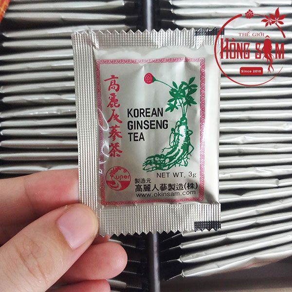 Tác dụng của trà hồng sâm Okinsam Hàn Quốc