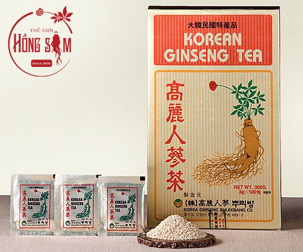Tác dụng của trà hồng sâm Hàn Quốc Buleebang đối với sức khỏe.