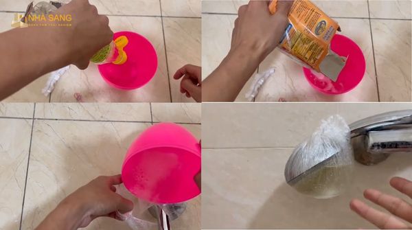 dung backing soda va giam