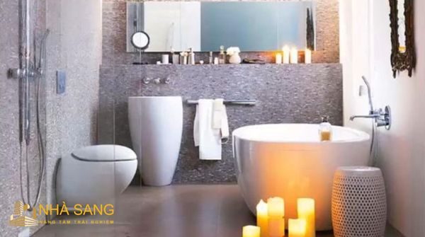 mau nha tam dep sang trong ket hop nhieu phong cach