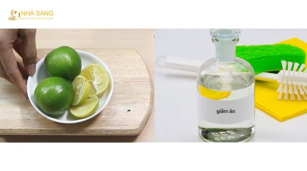 su dung nuoc cot chanh va giam