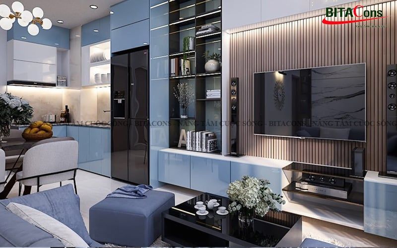 BỐ TRÍ NỘI THẤT PHÒNG KHÁCH ĐẸP