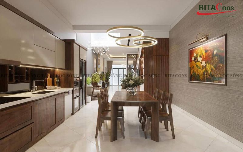 THIẾT KẾ PHÒNG BẾP ĐƠN GIẢN CỰC ĐẸP
