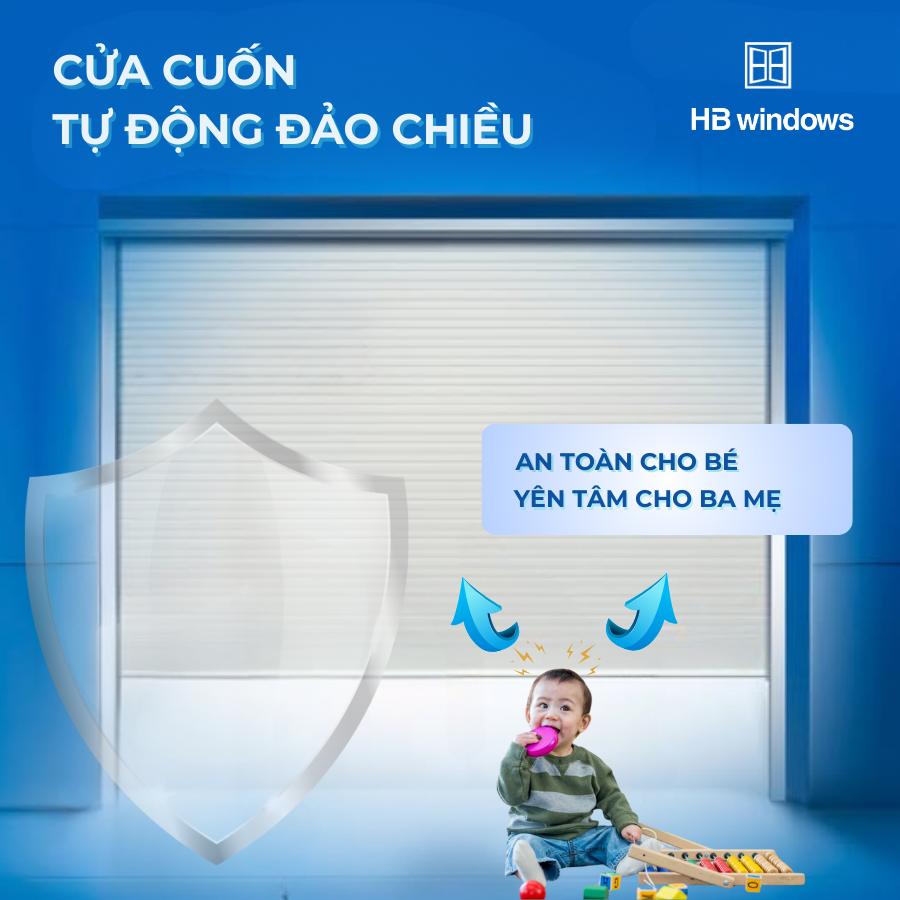 Đầu tư vào tương lai an toàn với cửa cuốn tự động đảo chiều