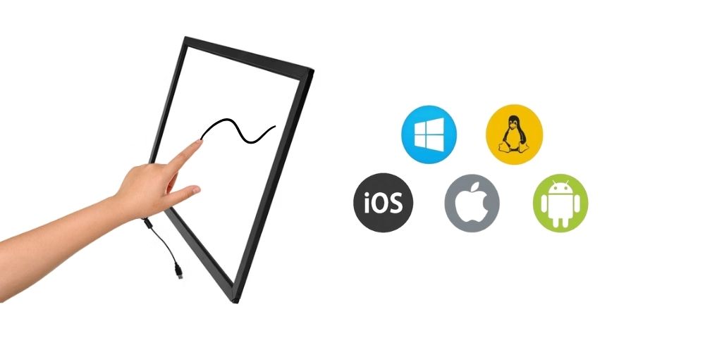 khung cảm ứng tivi 75 inch