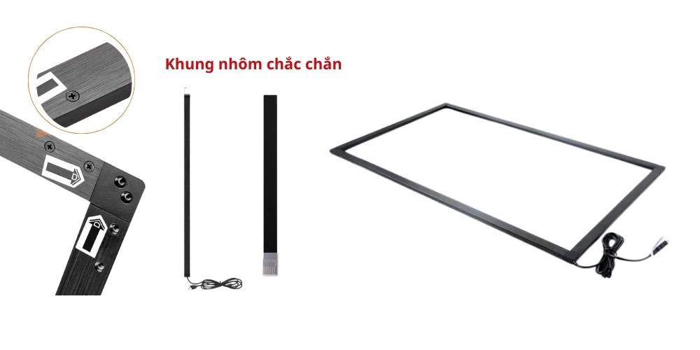 khung cảm ứng tivi 75 inch