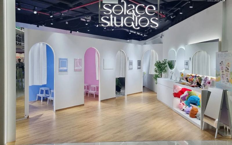 thiết kế photobooth phong cách hiện đại