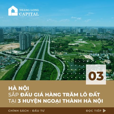 Hà Nội sắp đấu giá hàng trăm lô đất tại 3 huyện ngoại thành