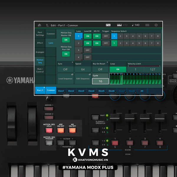 synthesizers Yamaha MODX6+