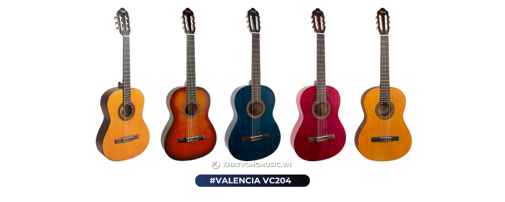 Đàn guitar classic Valencia  VC204