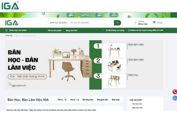 mẫu bàn học sinh bằng gỗ