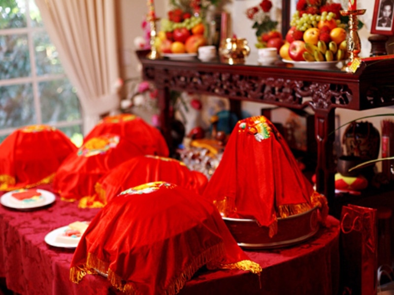 Chuẩn bị tráp cưới theo đám cưới truyền thống