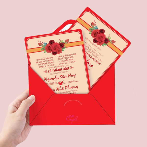 Thiệp cưới The Couple