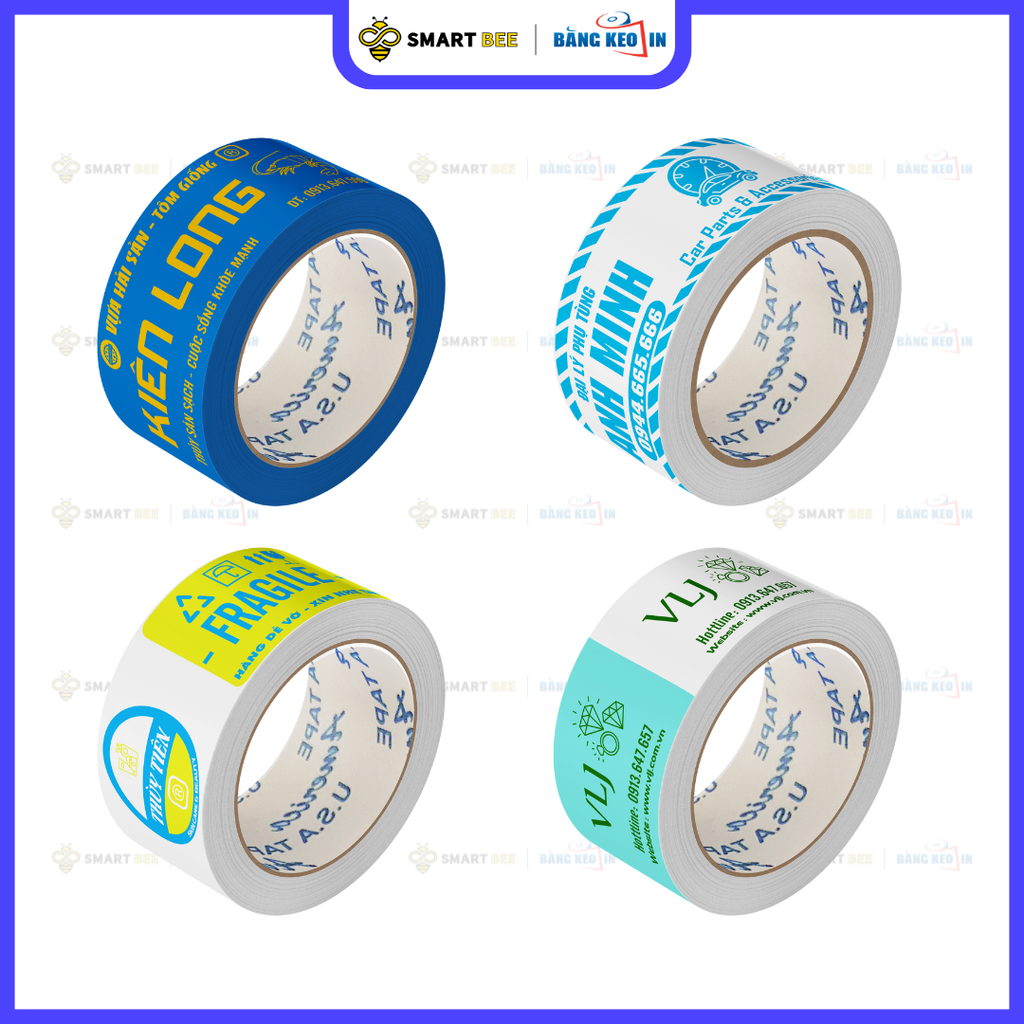 QUY TRÌNH SẢN XUẤT BĂNG KEO IN CHUYÊN NGHIỆP TẠI SMART BEE