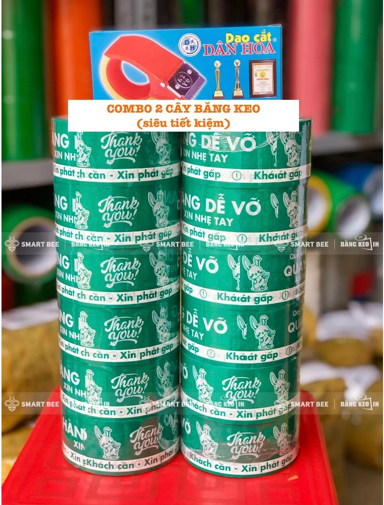 NHỮNG COMBO BĂNG KEO IN SẴN NÀO ĐANG ĐƯỢC YÊU THÍCH NHẤT TẠI SMART BEE?