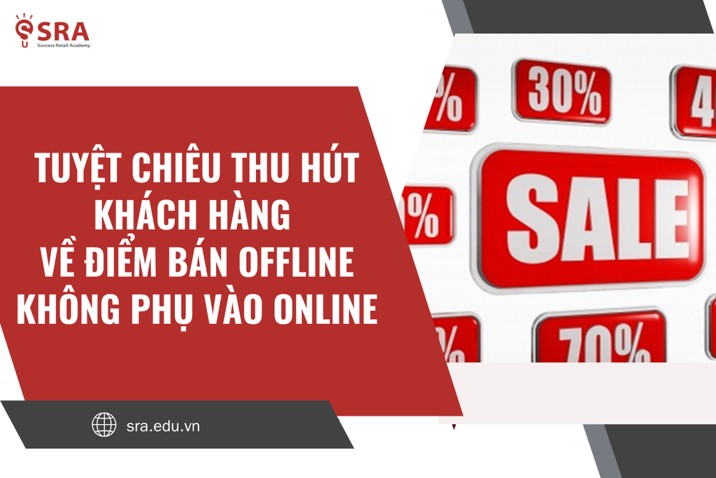 Tuyệt chiêu thu hút khách hàng về điểm bán Offline không phụ thuộc vào Online