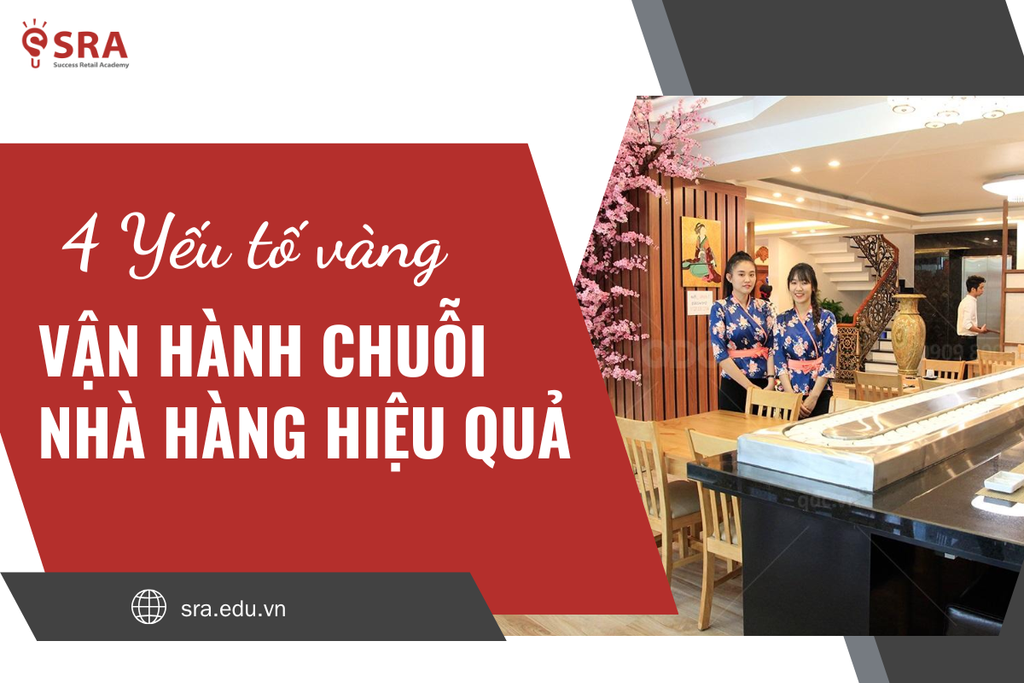 4 Yếu tố vàng để vận hành chuỗi nhà hàng thành công