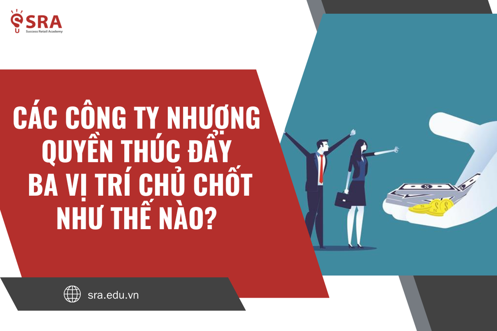 Các công ty nhượng quyền thúc đẩy ba vị trí chủ chốt như thế nào?