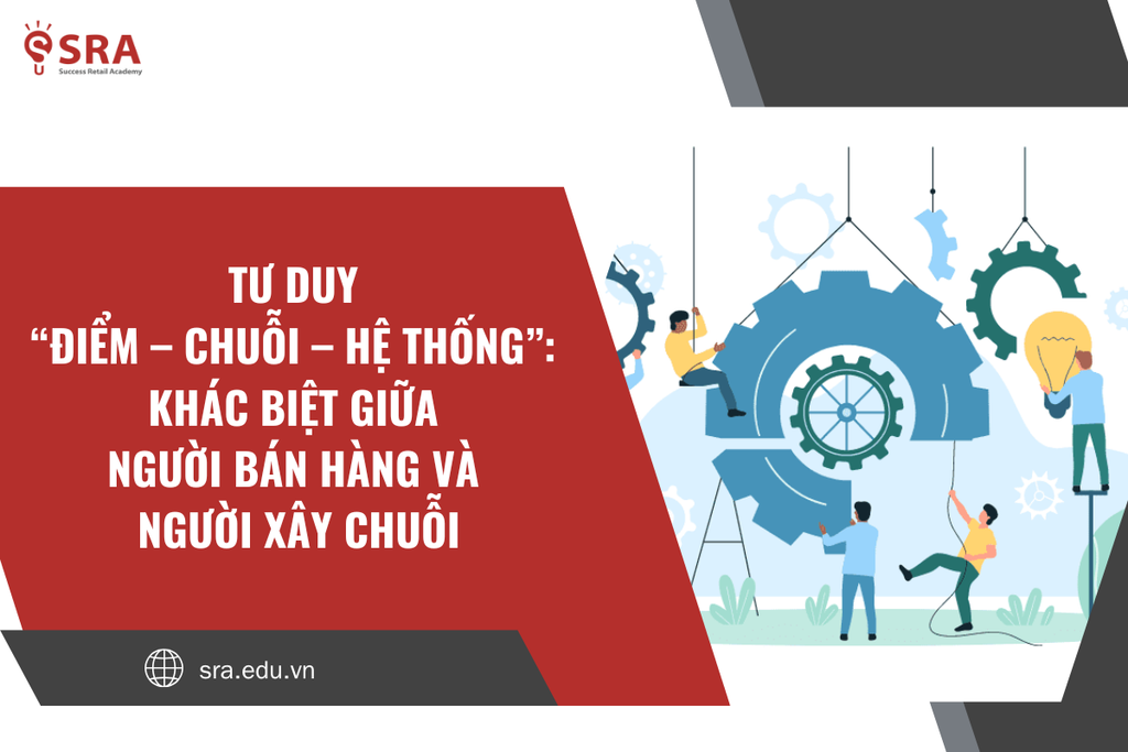 Tư duy “điểm – chuỗi – hệ thống”: Khác biệt giữa người bán hàng và người xây chuỗi