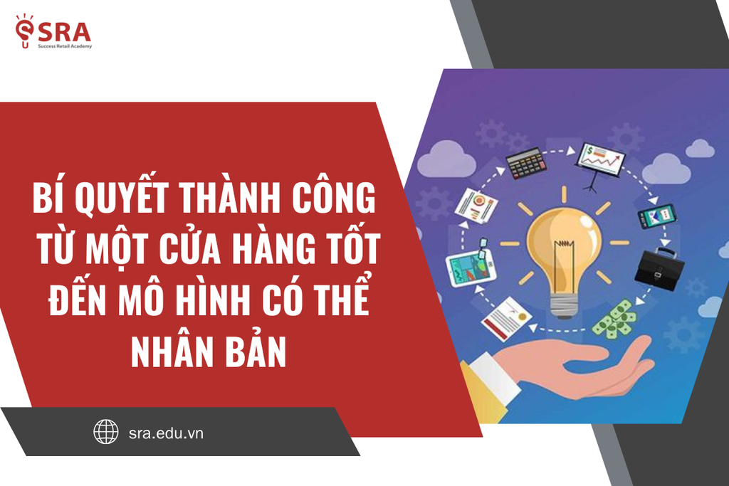 Bí quyết thành công từ một cửa hàng tốt đến mô hình có thể nhân bản