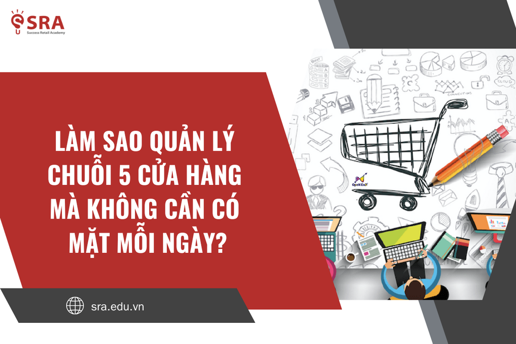 Làm sao quản lý chuỗi 5 cửa hàng mà không cần có mặt mỗi ngày?