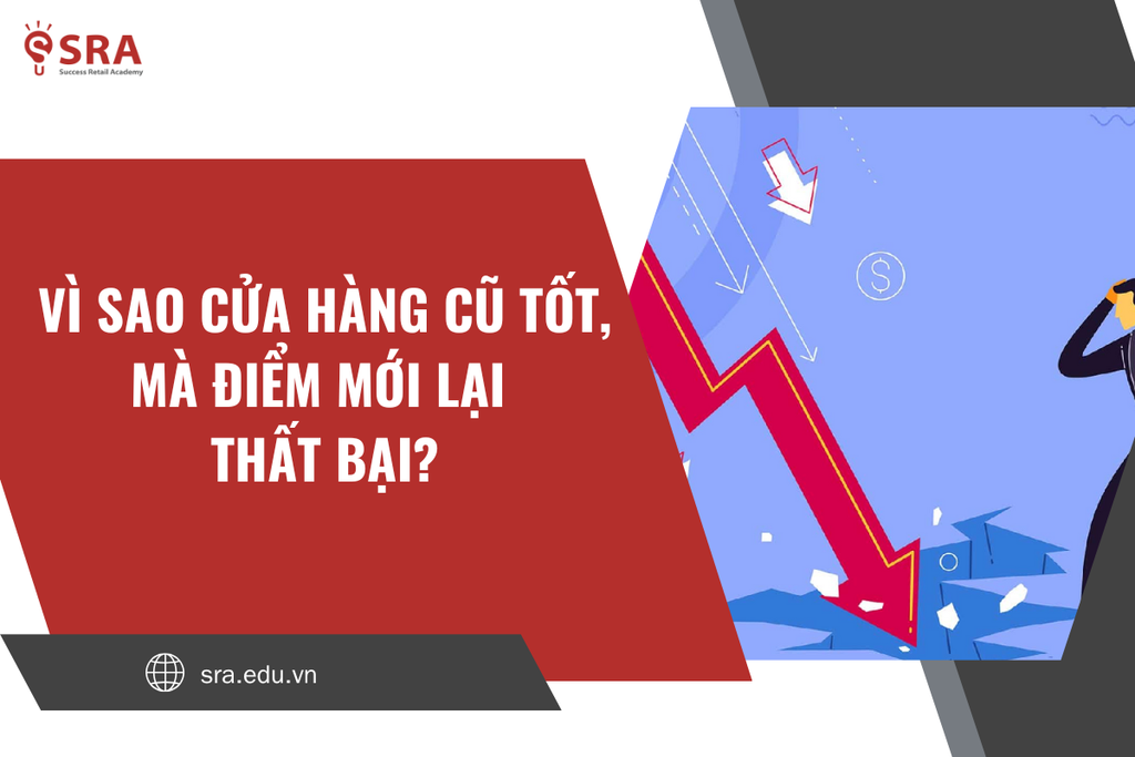 Vì sao cửa hàng cũ tốt, mà điểm mới lại thất bại?