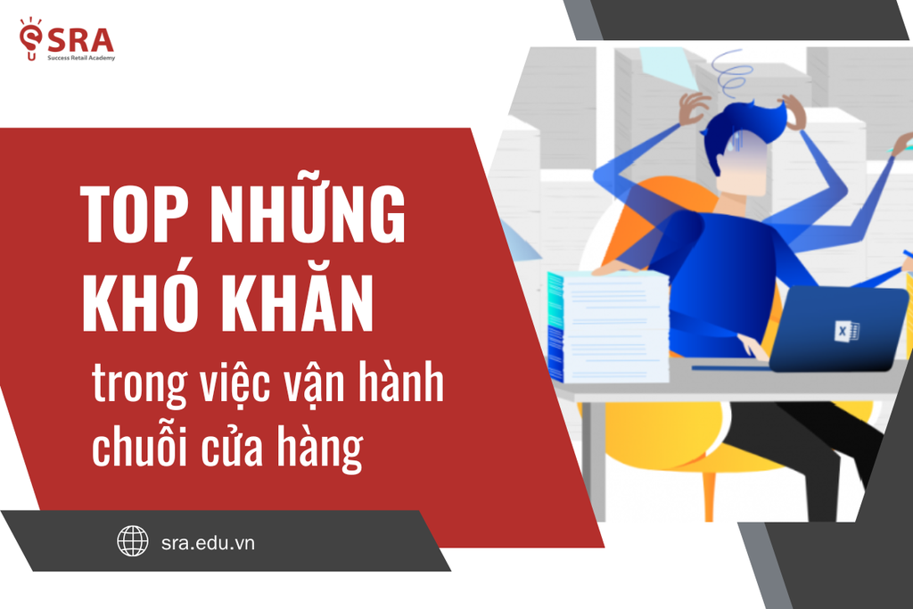 Top những khó khăn trong việc vận hành chuỗi cửa hàng