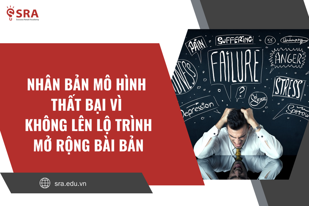 Nhân bản mô hình thất bại VÌ không lên lộ trình mở rộng bài bản