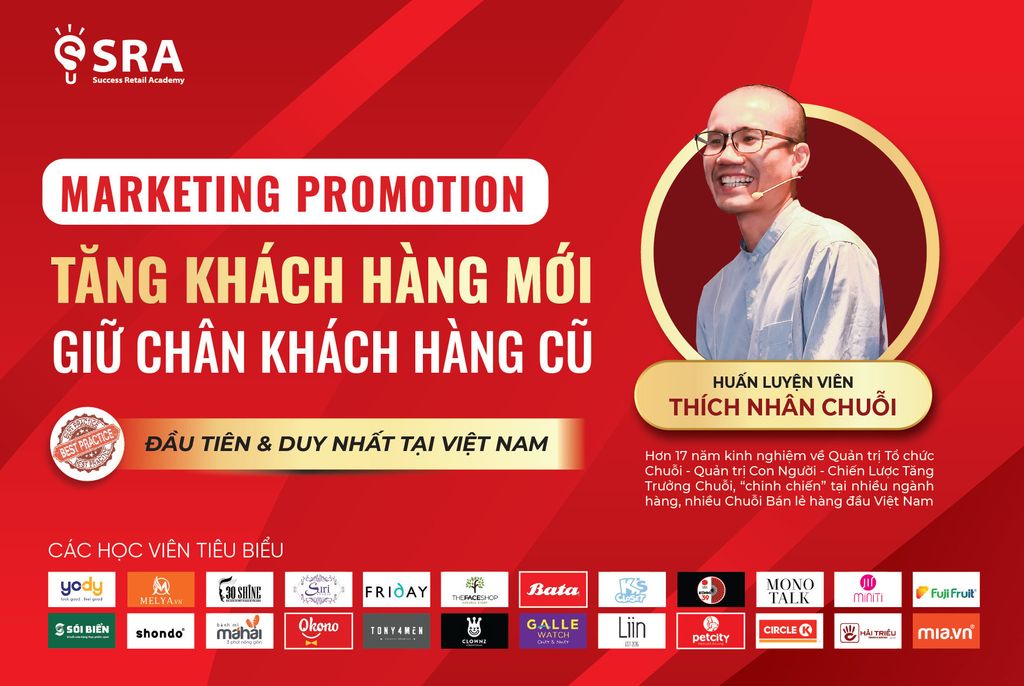 Marketing Promotion: Phễu Marketing Bán Lẻ - Giúp Tăng khách hàng MỚI & Giữ chân khách hàng CŨ