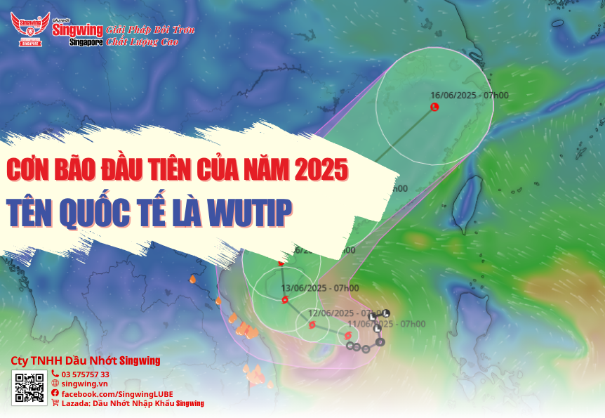 CƠN BÃO ĐẦU TIÊN CỦA NĂM 2025, TÊN QUỐC TẾ LÀ WUTIP