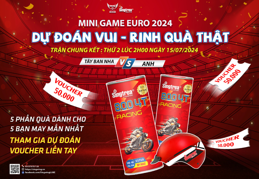 ⚽ MINI GAME EURO 2024: DỰ ĐOÁN VUI - TRÚNG QUÀ THẬT