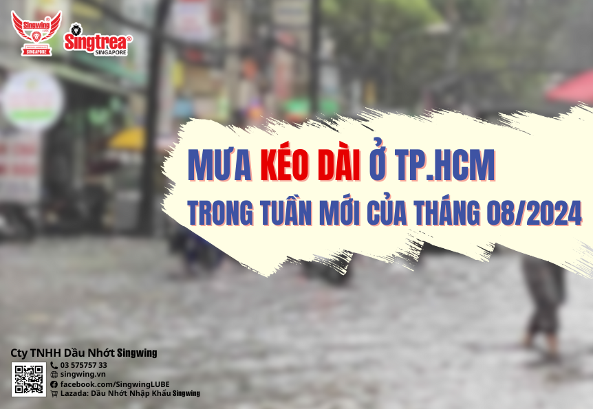 MƯA KÉO DÀI Ở TP. HCM TRONG TUẦN MỚI CỦA THÁNG 08/2024