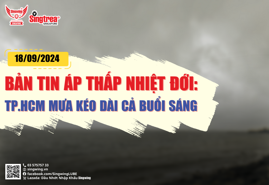 18/09/2024 BẢN TIN ÁP THẤP NHIỆT ĐỚI: TP. HCM MƯA KÉO DÀI CẢ BUỔI SÁNG