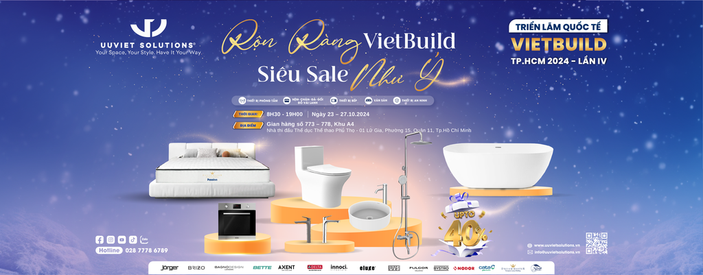 NÂNG TẦM KHÔNG GIAN SỐNG TẠI VIETBUILD TP.HCM 2024 LẦN IV
