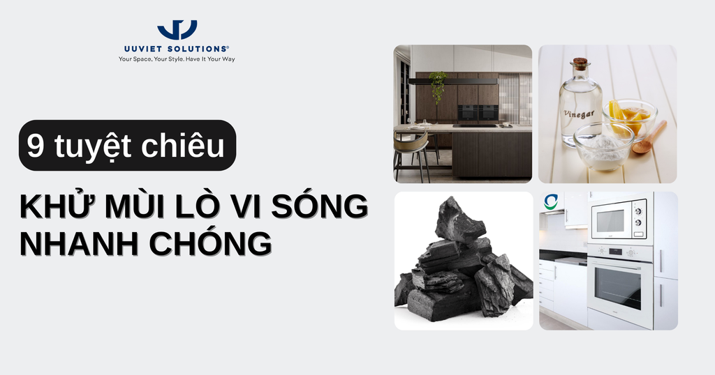 9 TUYỆT CHIÊU KHỬ MÙI LÒ VI SÓNG NHANH CHÓNG