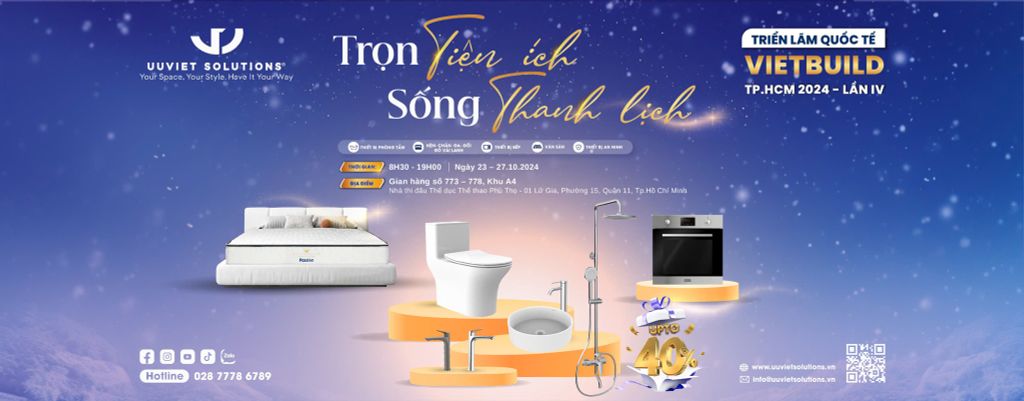 TRIỂN LÃM VIETBUILD TPHCM 2024 – LẦN IV “TRỌN TIỆN ÍCH – SỐNG THANH LỊCH”