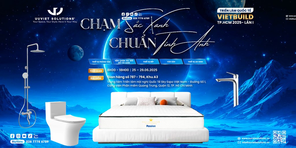 VIETBUILD TPHCM 2025 – LẦN I “CHẠM SẮC XANH – CHUẨN TINH ANH”