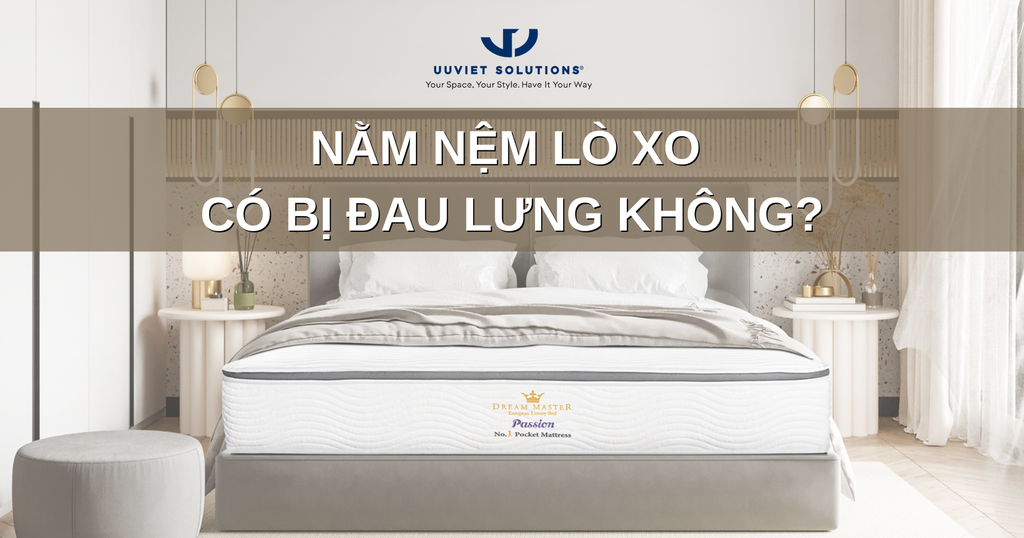 NẰM NỆM LÒ XO CÓ BỊ ĐAU LƯNG KHÔNG?