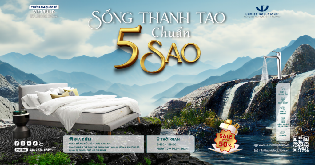 SỐNG THANH TAO CHUẨN 5 SAO TẠI VIETBUILD TP.HCM LẦN 1