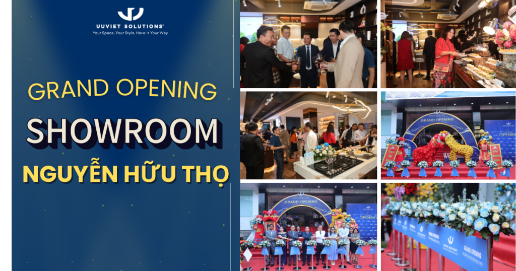 UUVIET SOLUTIONS TƯNG BỪNG KHAI TRƯƠNG SHOWROOM NGUYỄN HỮU THỌ