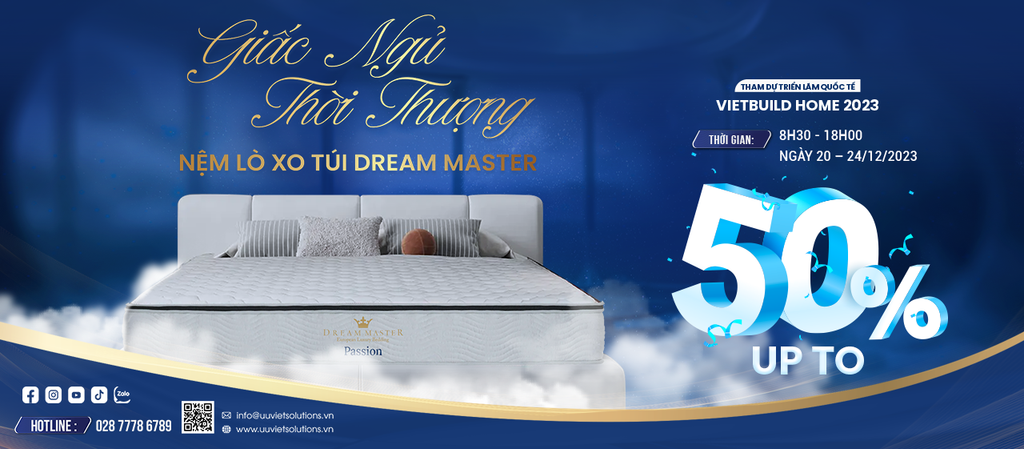 VIETBUILD HOME 2023 “NỆM GIÁ MỀM – ÊM GIẤC ĐÔNG”