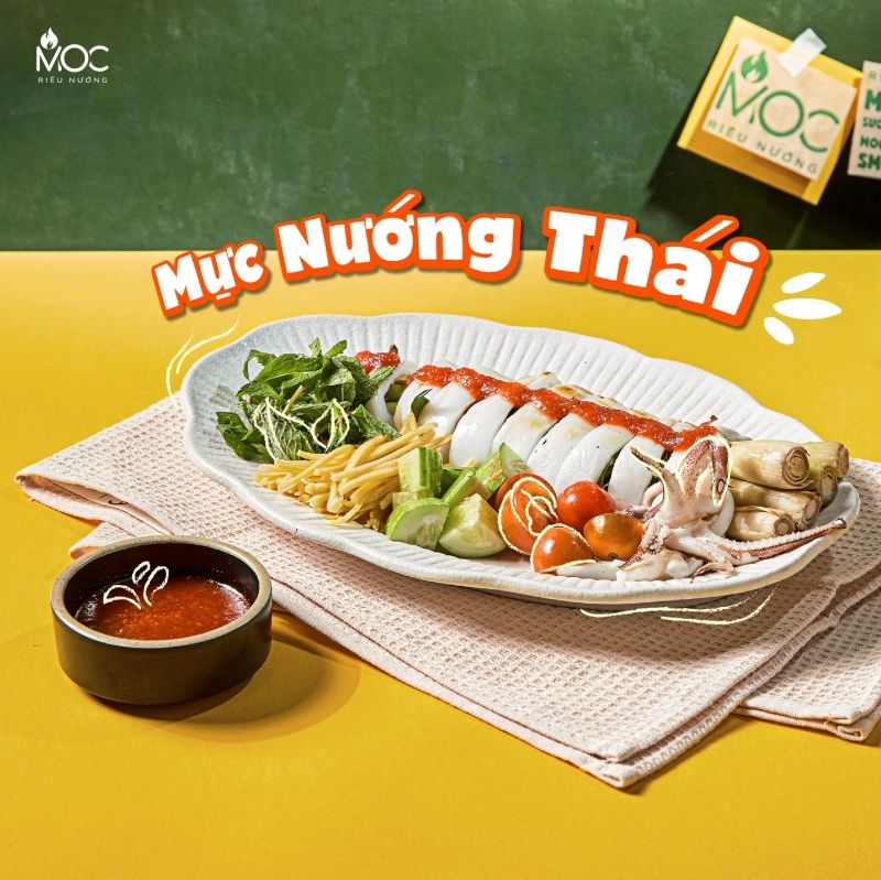Mực nướng thái - hương vị biển cả hoà quyện cùng sự cay nồng khó cưỡng