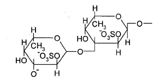Cấu trúc hóa học của funcoidan
