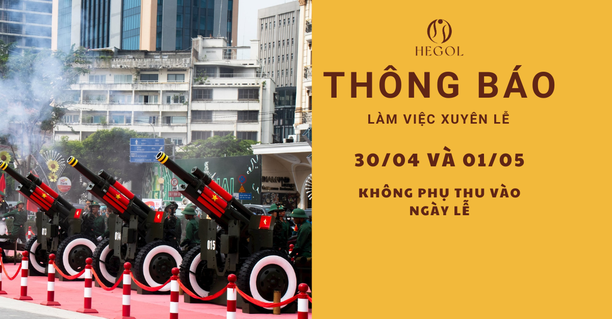 THÔNG BÁO LỊCH HOẠT ĐỘNG DỊP LỄ 30/4 & 1/5