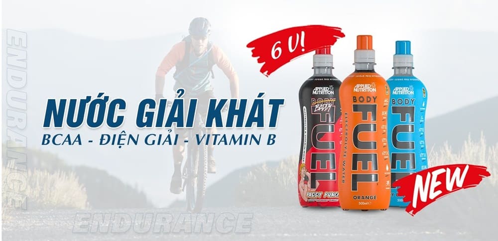 Applied Nutrition BodyFuel Electrolyte & Vitamin Water chống mất nước