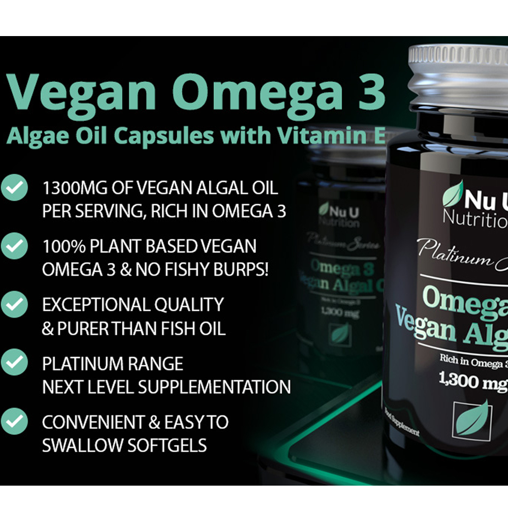 Nu U Vegan Omega 3 Algae Oil 90 viên
