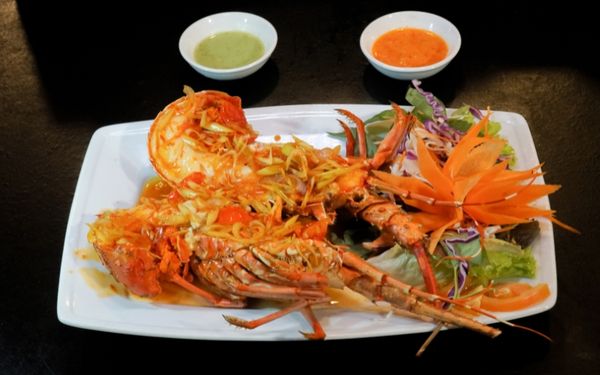 Tôm hùm baby sốt Lúa Đại Việt