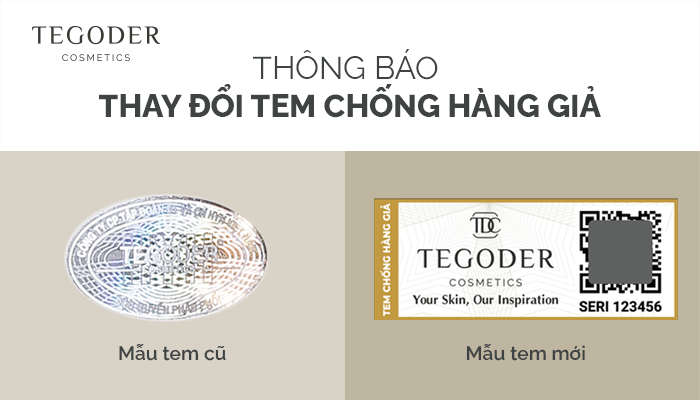 THÔNG BÁO THAY ĐỔI TEM CHỐNG HÀNG GIẢ