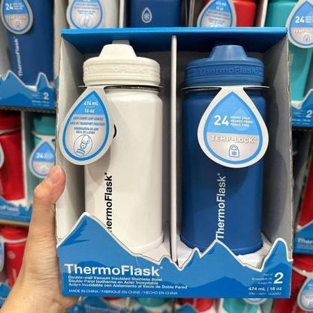 Bộ 2 bình giữ nhiệt ThermoFlask 474ml